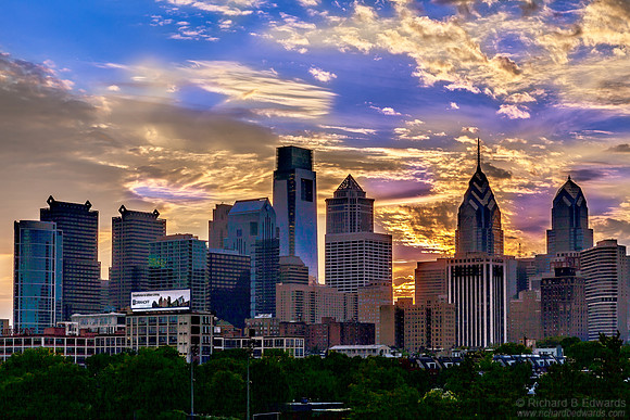 Philadelphia Skyline at Dawn #2