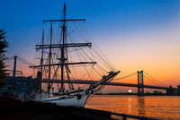 Penn's Landing, Philadelphia at Sunrise