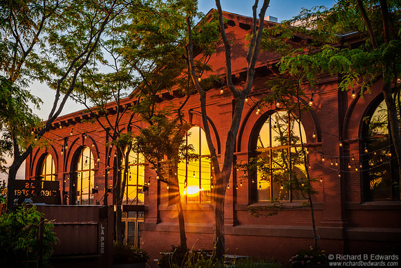 Fringe Arts Building at Sunrise