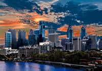 Philadelphia Skyline at Dawn #1