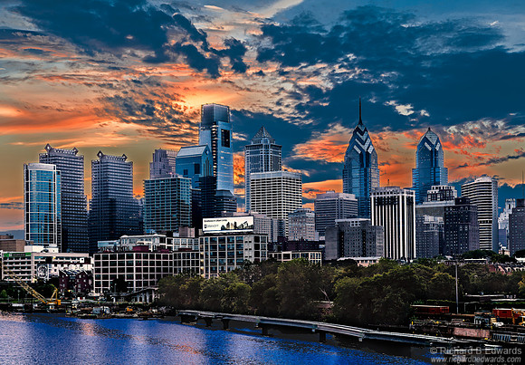 Philadelphia Skyline at Dawn #1