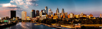 Panorama of Philadelphia Skyline