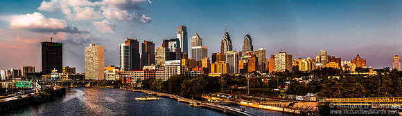 Panorama of Philadelphia Skyline