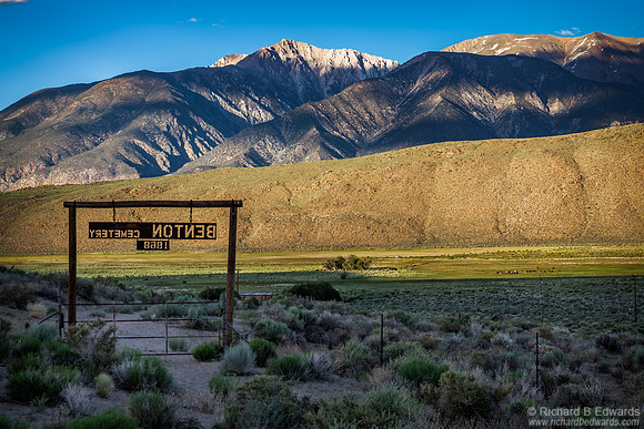 Benton Cemetery, Eastern California