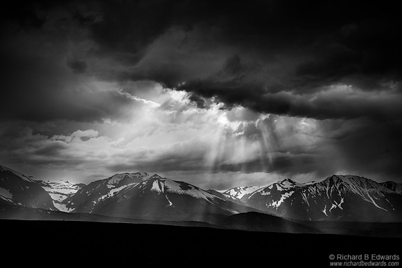 Storm, Sierra Crest Near Mono Lake #1