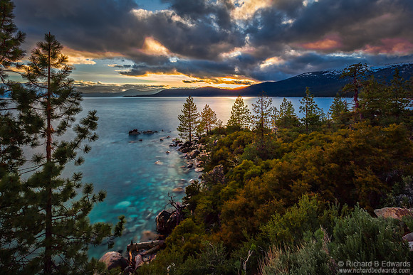 East Shore Twilight, Lake Tahoe