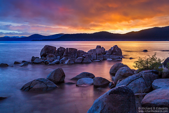 Evening Colors, Lake Tahoe #1