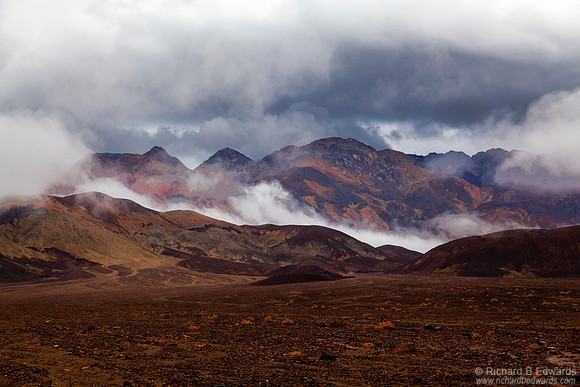 Rain in Death Valley