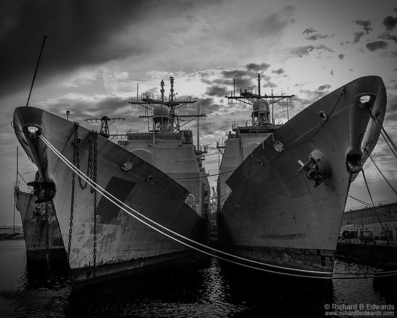 Ships at Philadelphia Navy Yard