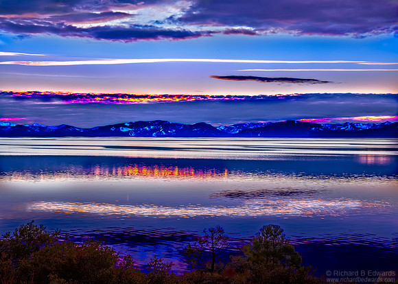 Twilight at Lake Tahoe