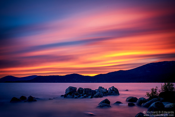 Evening Colors, Lake Tahoe #2
