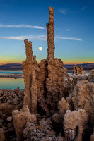 Moonrise and Tufa #3
