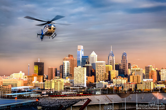 Philadelphia from HUP Hospital