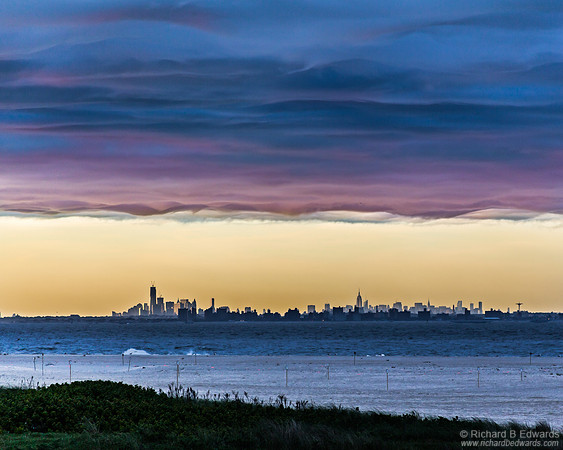 New York Skyline from Sandy Hook, NJ
