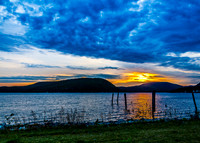 Sunset Over the Hudson River at Peekskill II
